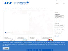 Tablet Screenshot of lucasmeyercosmetics-fr.com